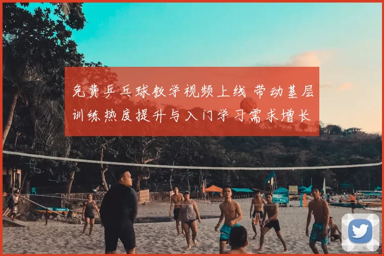 免费乒乓球教学视频上线 带动基层训练热度提升与入门学习需求增长